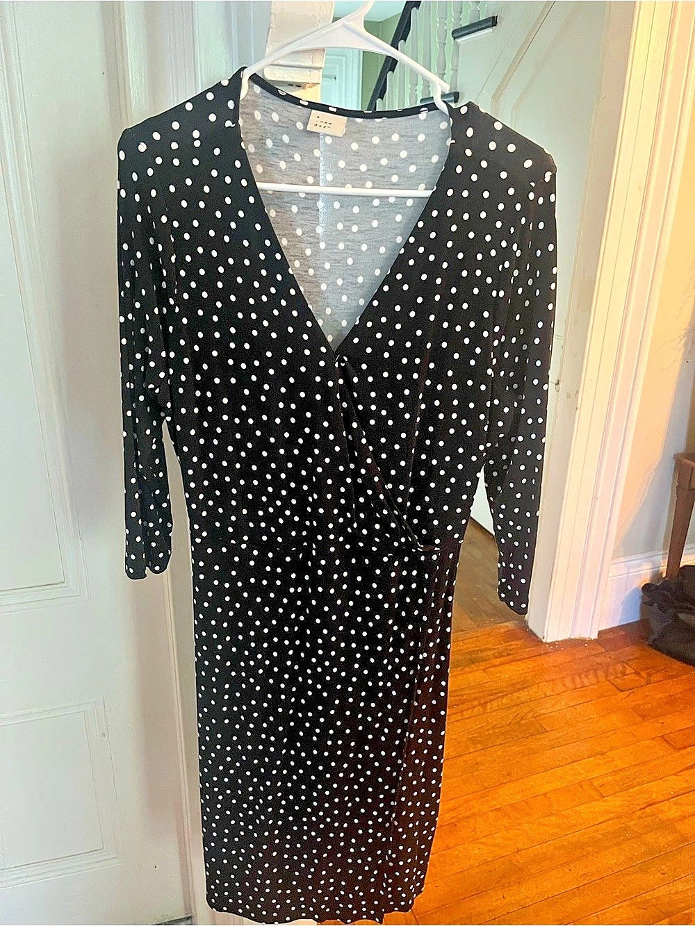 A New Day Women's Polka Dot Midi Dress